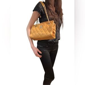 Chanel orange bag